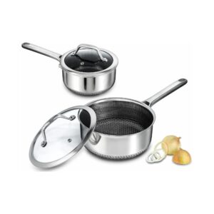 Hybrid Stainless Steel Saucepan Set
