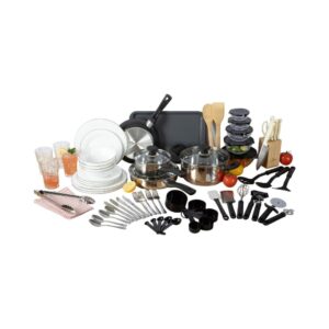 Complete 74-Piece Kitchen Essentials Set